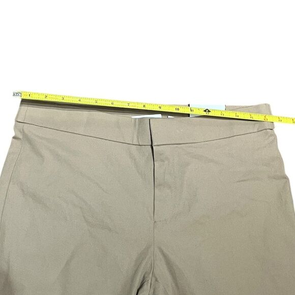 Rafaella Classic Cropped Tan Pants With Scallop Hem, Size 10, NWT - Picture 5 of 10